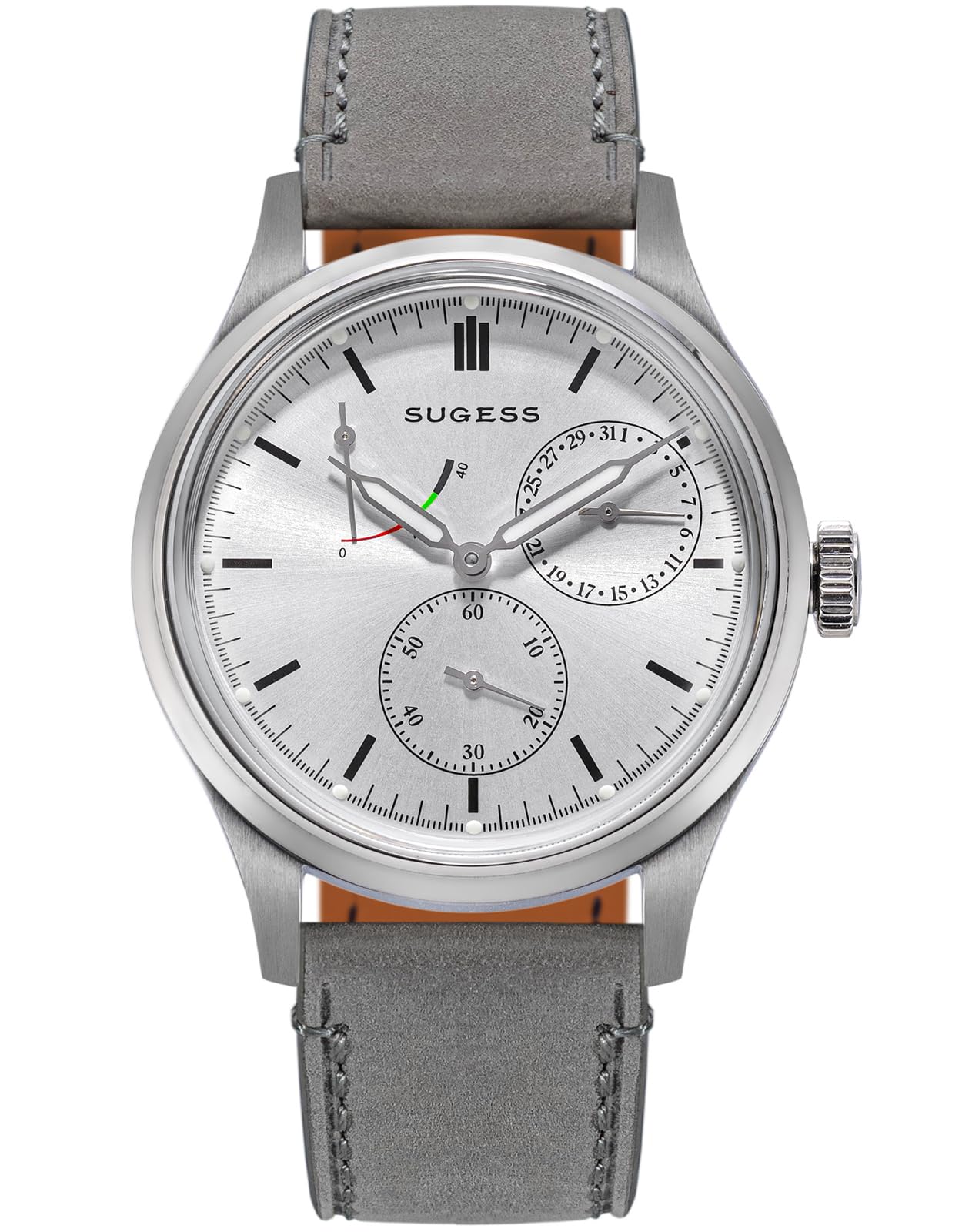Sugess S458.SW.G Art Master Fashion automatische mechanische Herrenuhr aus gewölbtem Glas Möwe 1963