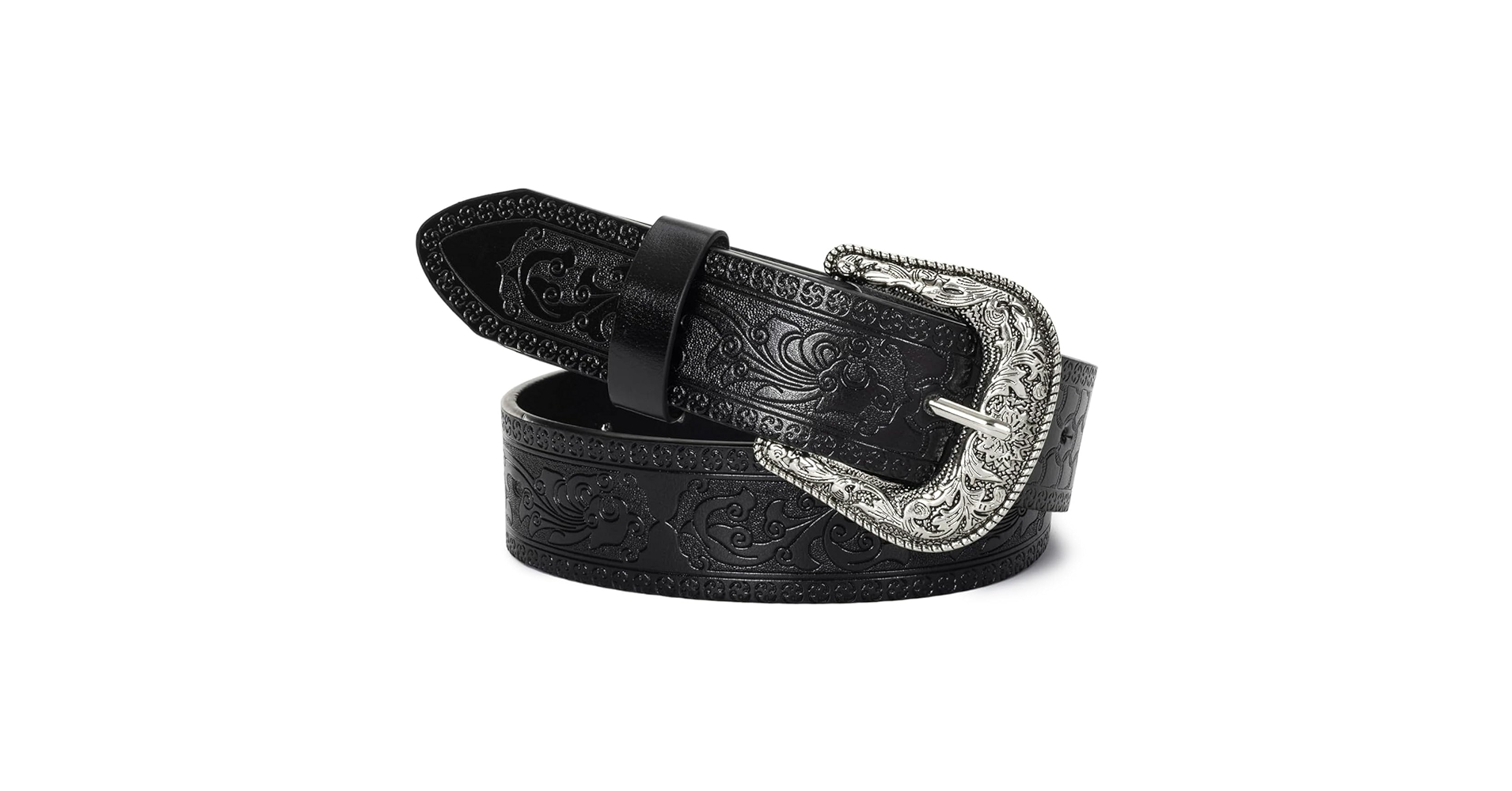 UTOWO Adjustable Vintage Western-Belts for Women Men