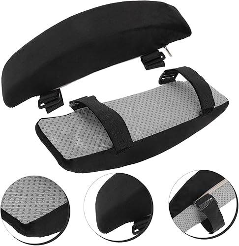 Miniatura 2 de STOBOK 5 pares de alfombrillas para silla de computadora, almohadillas acolchadas para silla de oficina, accesorios de juegos para habitación,