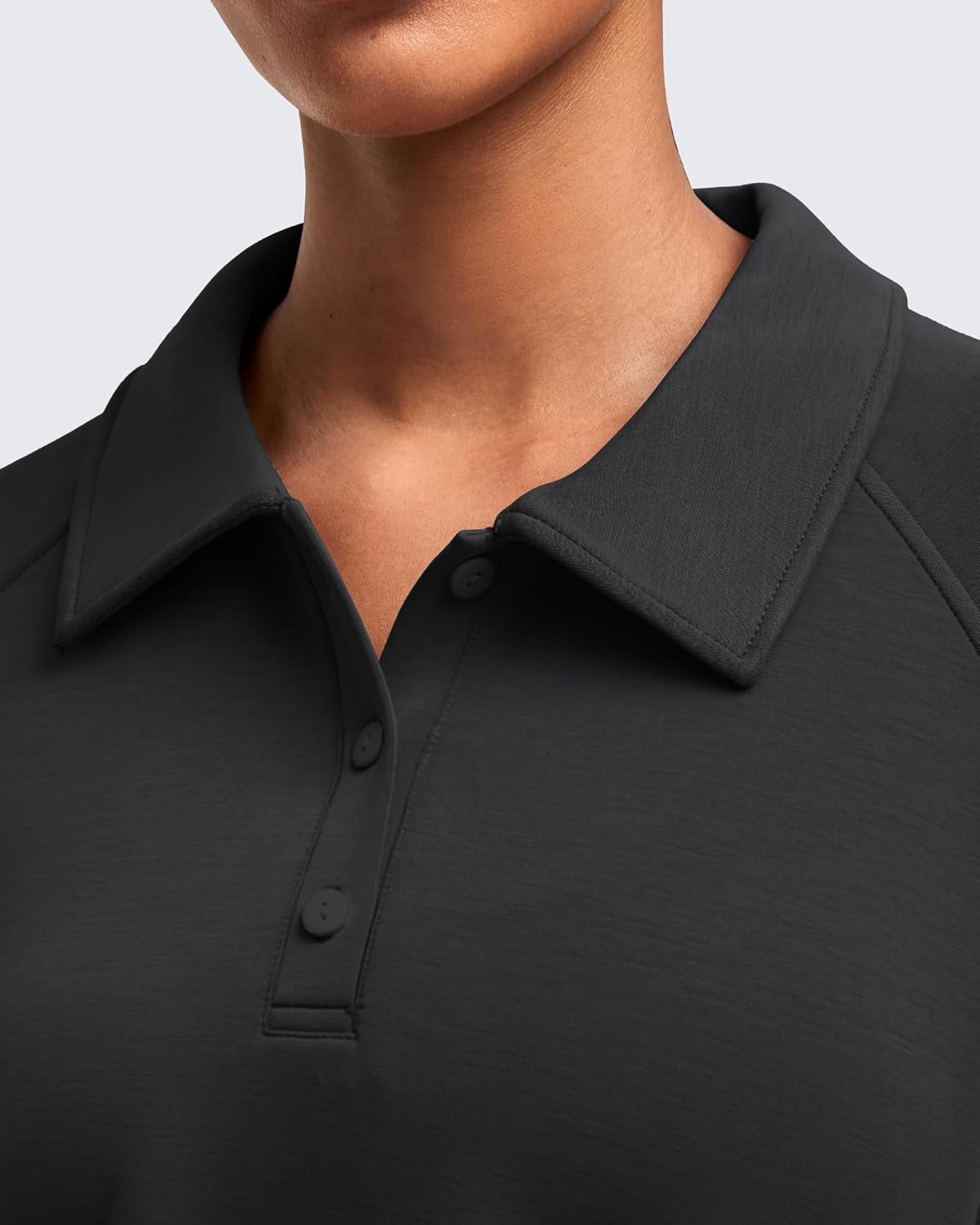 G4Free Smoofit Modal Soft Women's Polo Sweatshirts Pullover Long Sleeve Button Up Casual Tops - Image 4