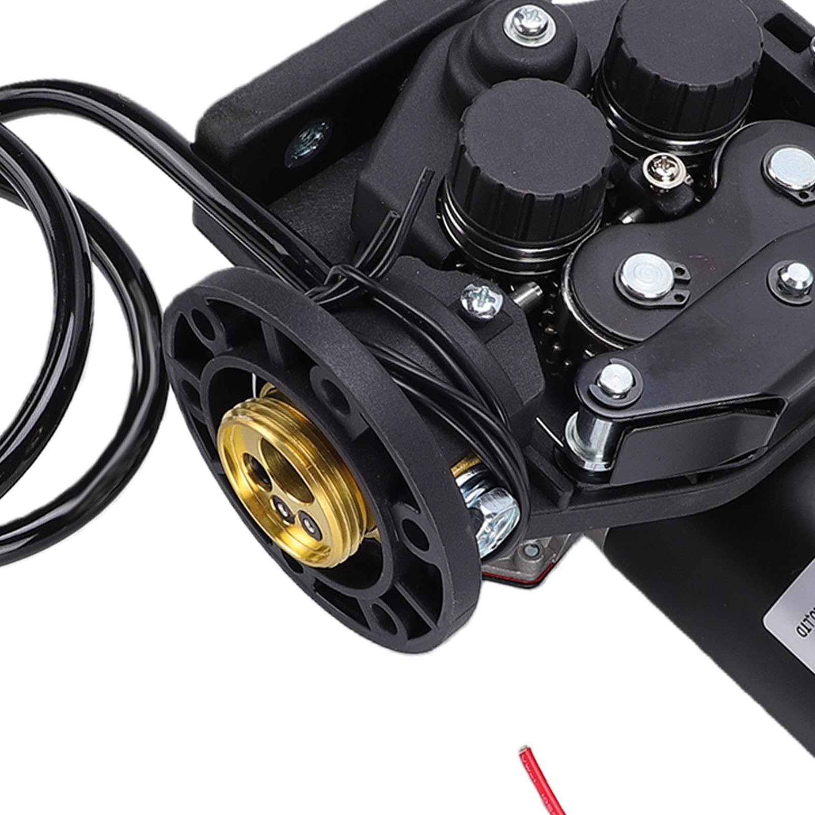 YWBL-WH Silnik Podajnika Drutu Spawalniczego MIG MAG, 4-rolkowy Podajnik Drutu Metalowego z DC24V 50W, Regulowana prędkość min. od 2 do 18 M, Gniazdo Europejskie do Półautomatów Spawalniczych,