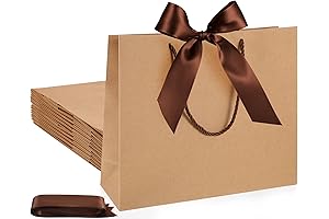 12 Pcs Thank You Gift Bags with Handles for Birthday, 11.8 x...