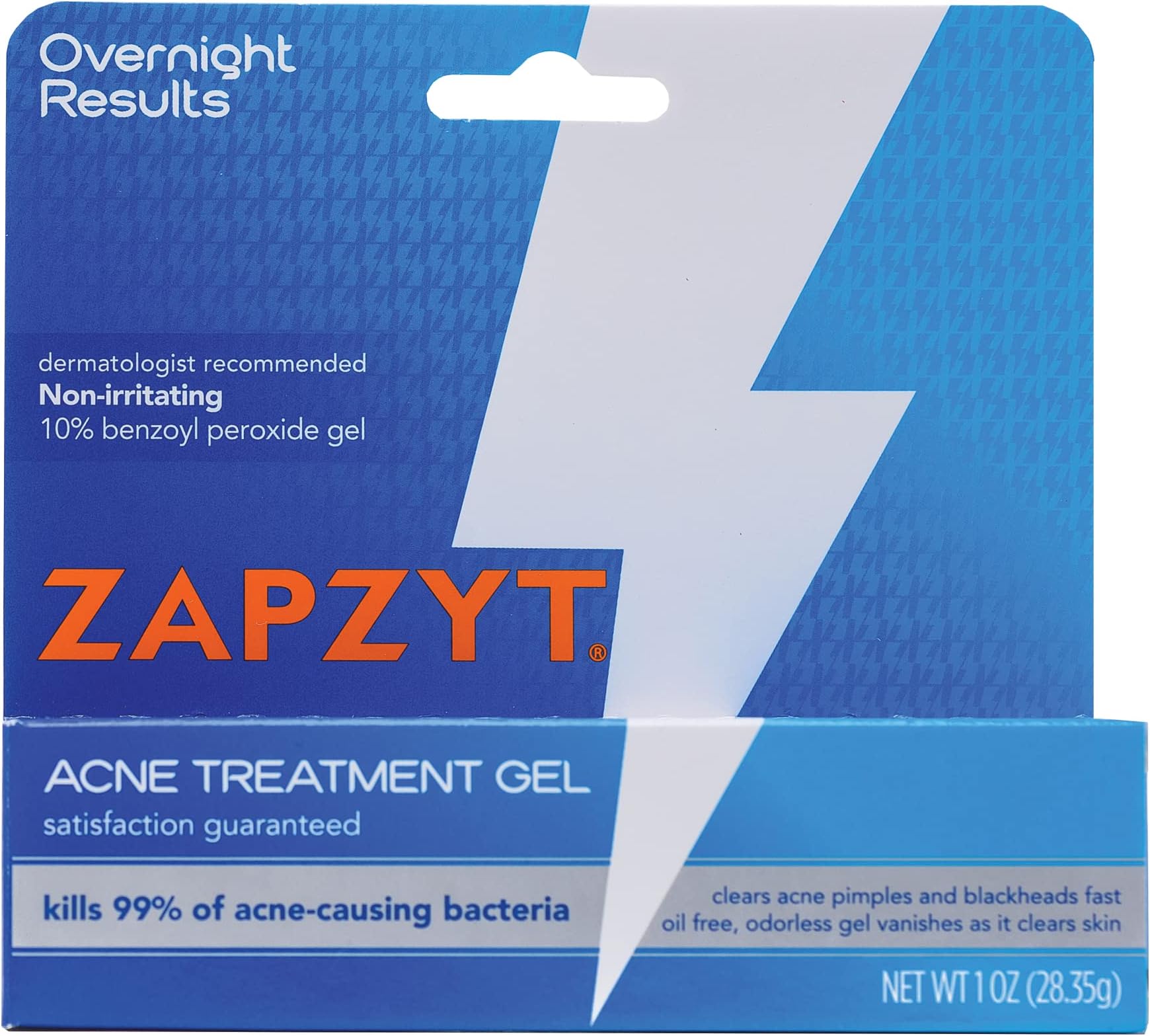 Amazon.com: Zapzyt Maximum Strength 10% Benzoyl Peroxide Acne Treatment ...