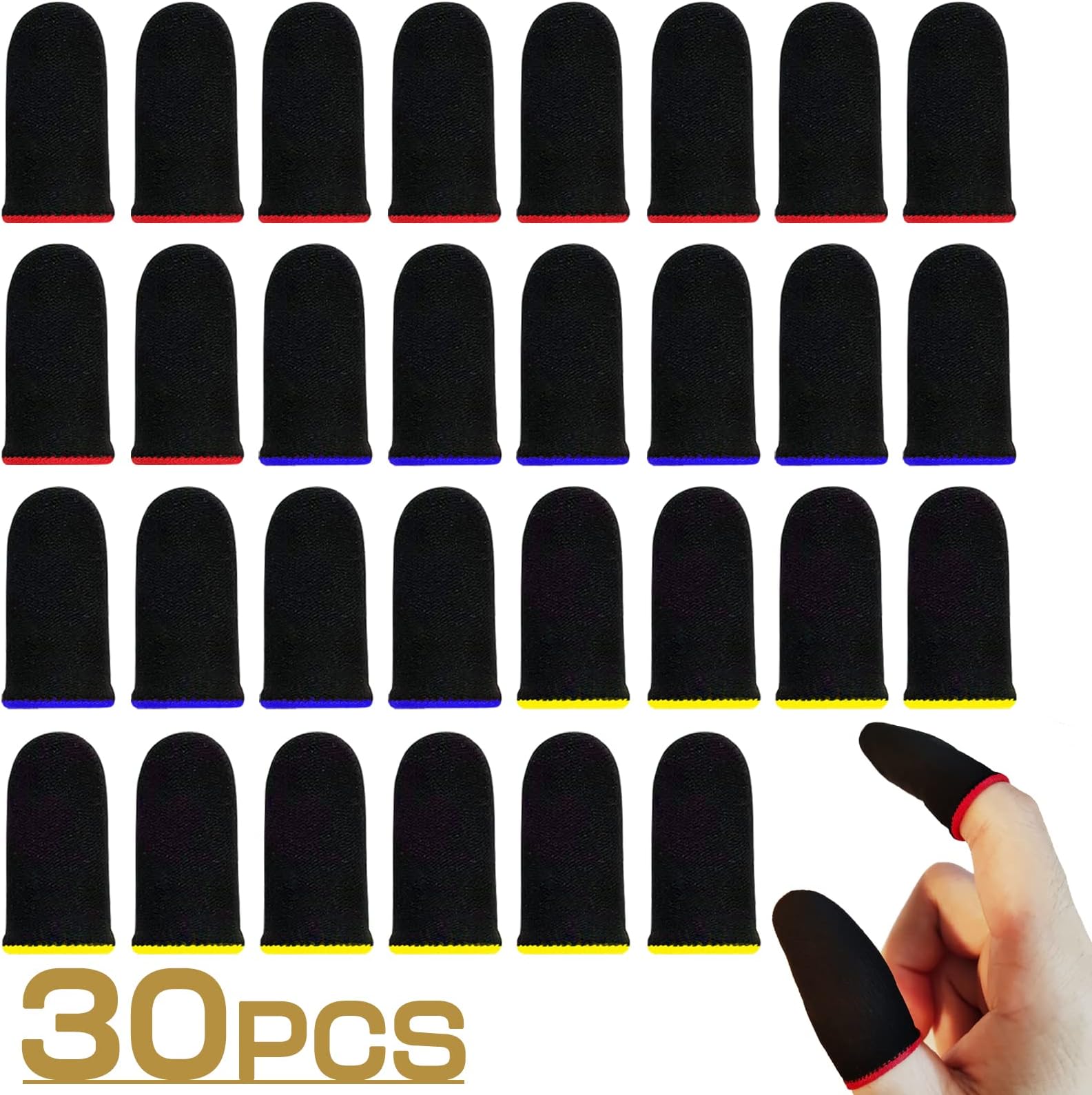 30 pcs gaming finger sleeves