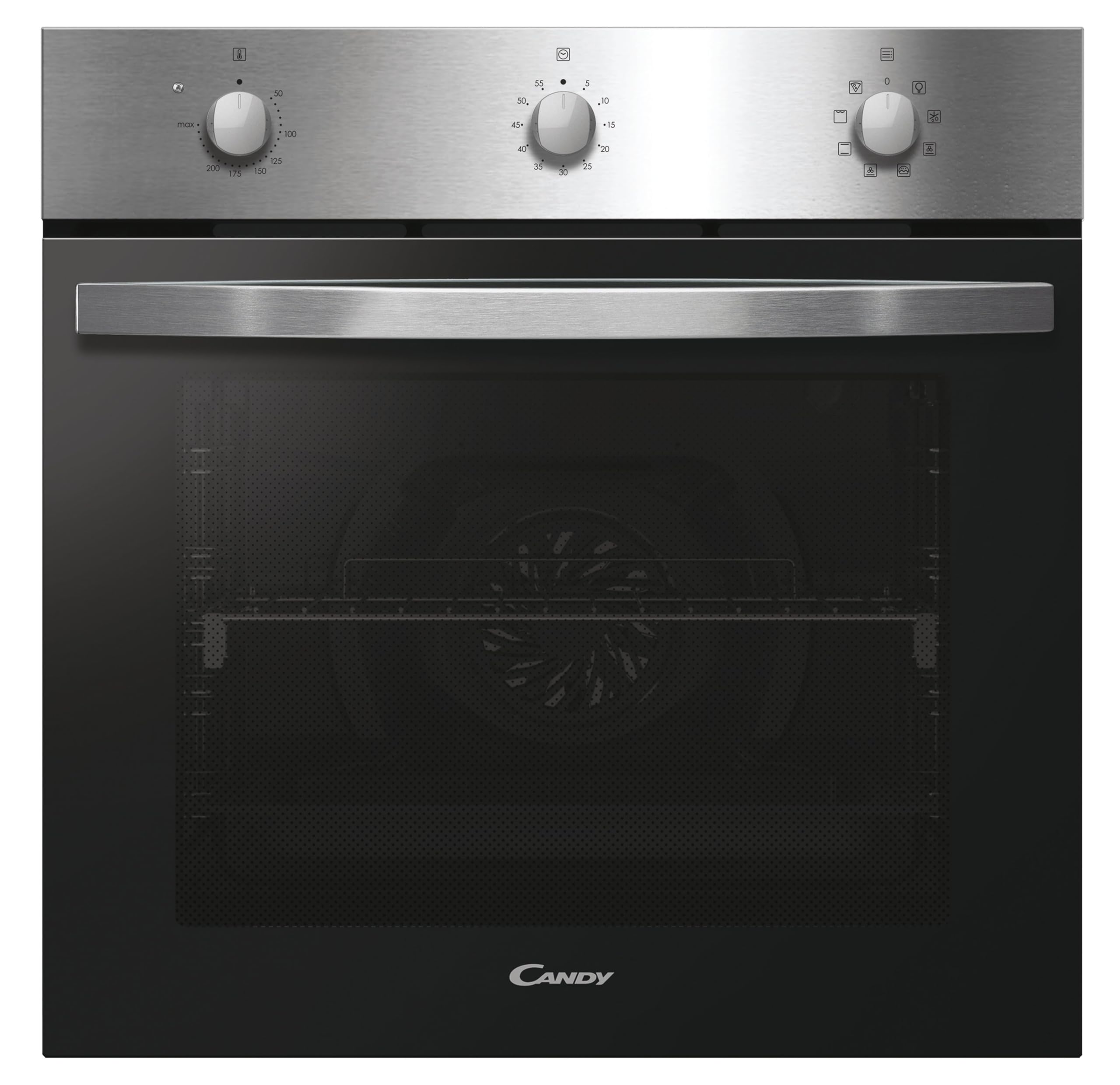 Candy Electric 70L Oven, Stainless Steel, 60 cm, Convection, Brushed Finish [Energy Class A+]