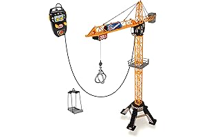 DICKIE TOYS RC Crane Truck: Colossal Construction Companion