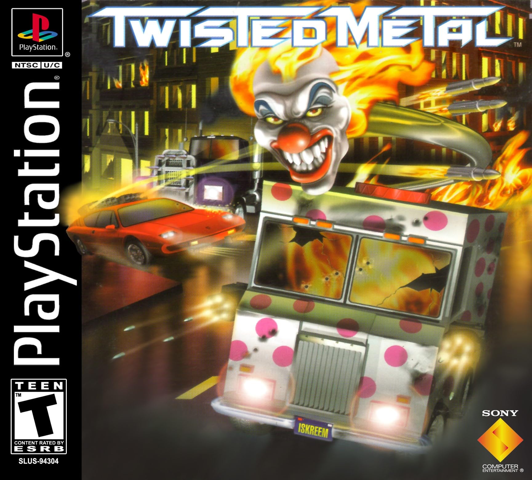 Twisted Metal - PlayStation 1 - PAL - Sony - Jeu Seul