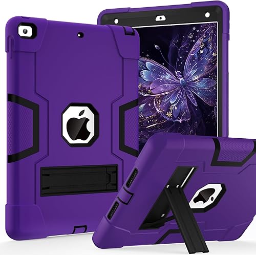 Miniatura 15 de Cantis - Funda para iPad de 9.ª generación/iPad de 8.ª generación/iPad de 7.ª generación, funda protectora resistente a los golpes con soporte