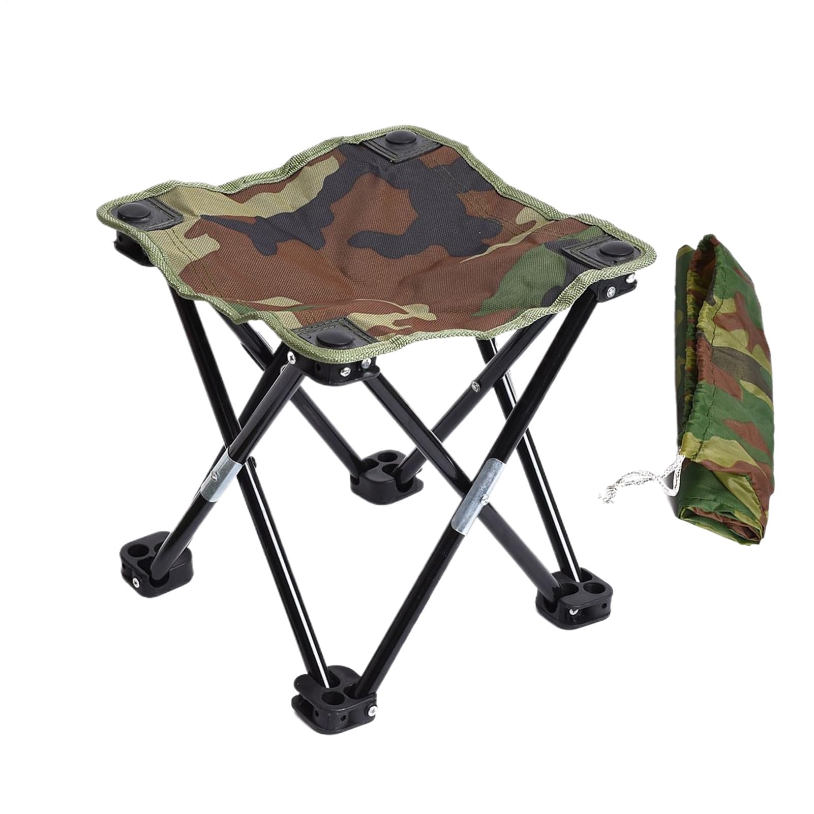 Tabouret pliant portable pour camping et pique-nique en plein air