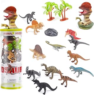 Sponsored Ad – Mini Dinosaur Toy Set, Mini Safari Dinosaurs Figure Creatures in Tube 15 pcs Set | Realistic Tiny Little Animals for Sensory Bin, Birthday Party Favor, Toddler 3-5, Safair Dinosaurs