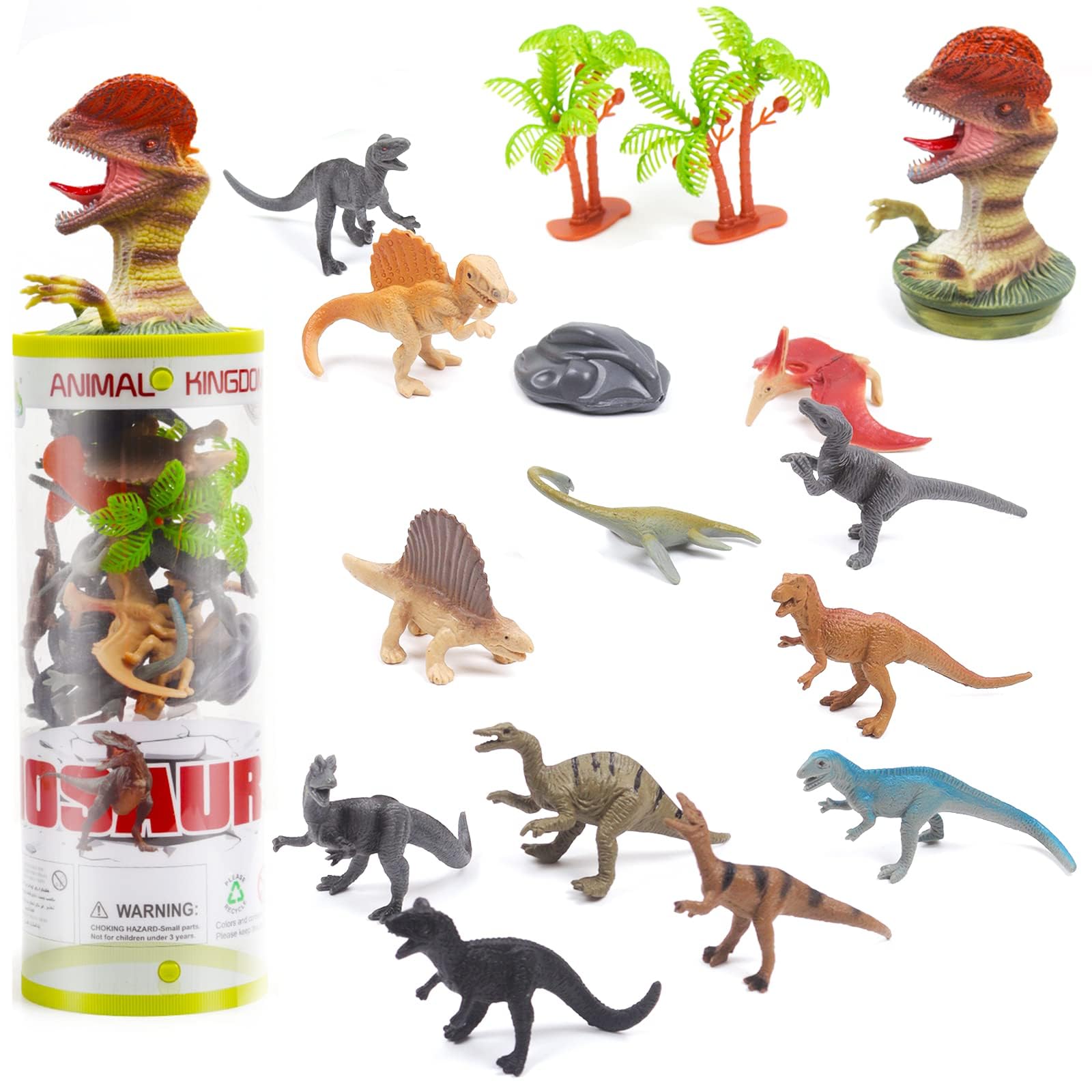 Sponsored Ad – Mini Dinosaur Toy Set, Mini Safari Dinosaurs Figure Creatures in Tube 15 pcs Set | Realistic Tiny Little Animals for Sensory Bin, Birthday Party Favor, Toddler 3-5, Safair Dinosaurs