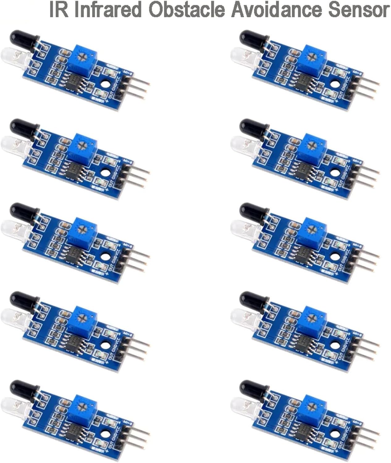 10PCS IR Infrared Obstacle Avoidance Sensor Module Accessories Part