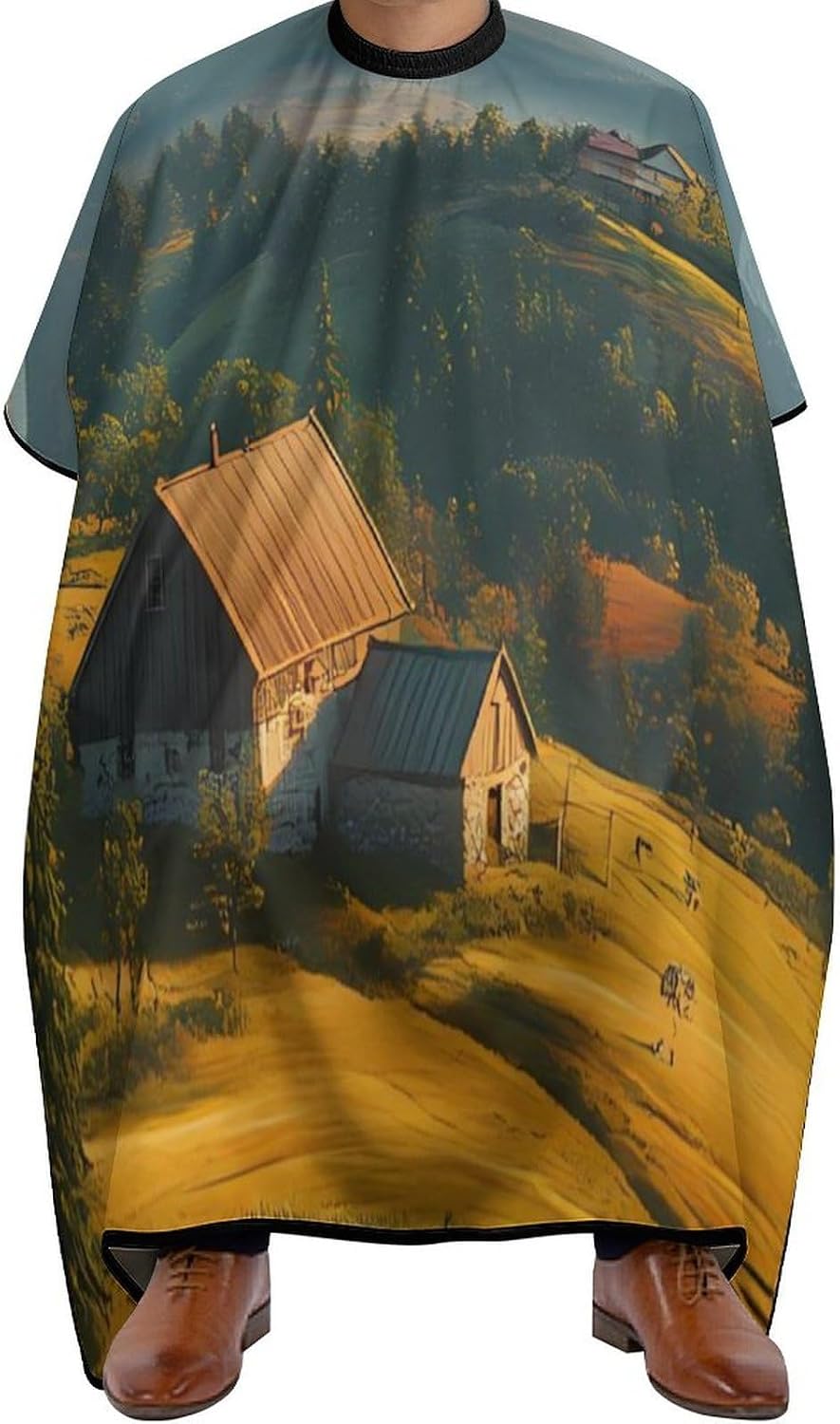 Carpathian Mountains Ukraine Barber Cape Professional Hair Cutting Apron Hairdresser Cape for Men Women