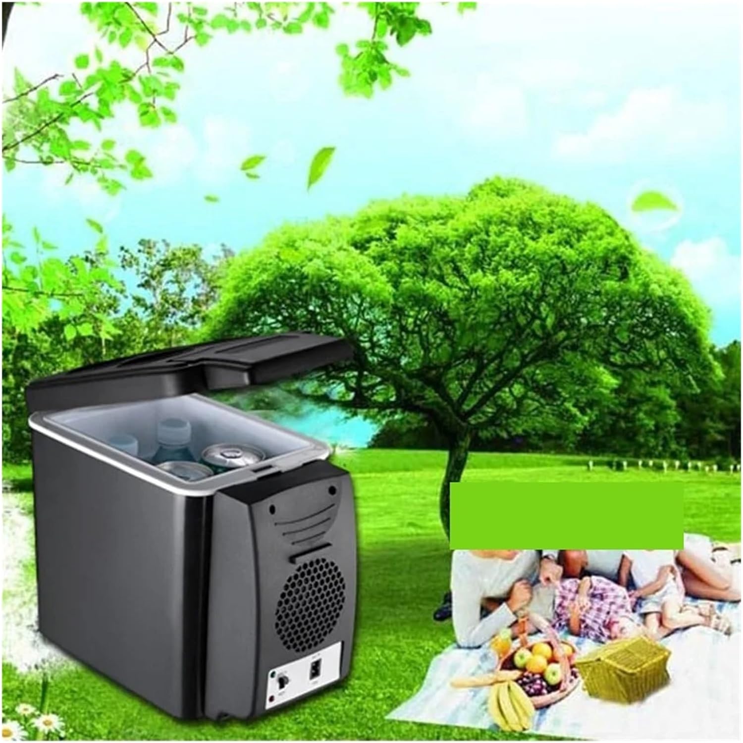 Car refrigerator 2025 6L 8L Car Refrigerator Small Home Camping Summer Cool Drinks Frozen Cold Drinks Car 24V Truck Car mounted freezer(8L-24V)