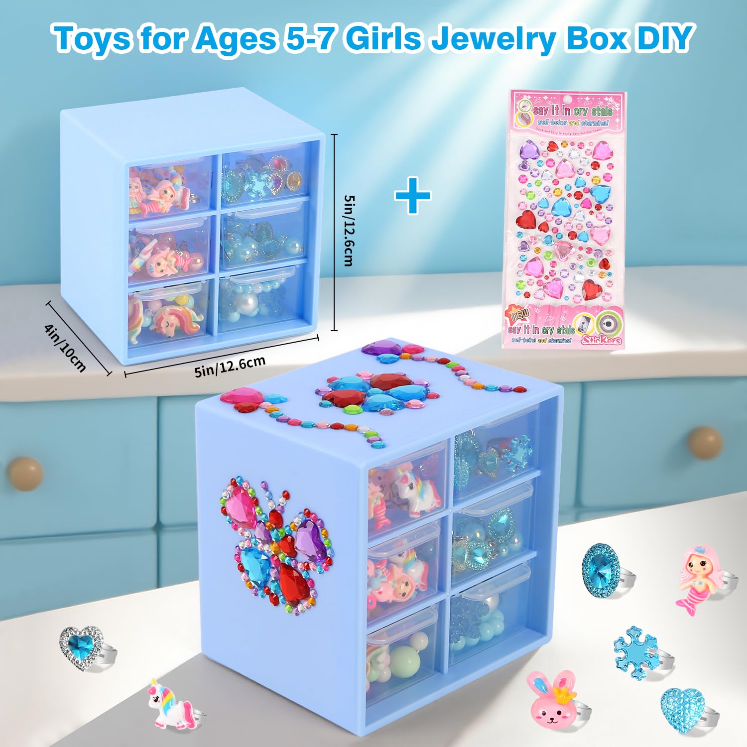 Amazon.co.jp: 幼児向けおもちゃ 5~7歳 女の子用 ジュエリーセット