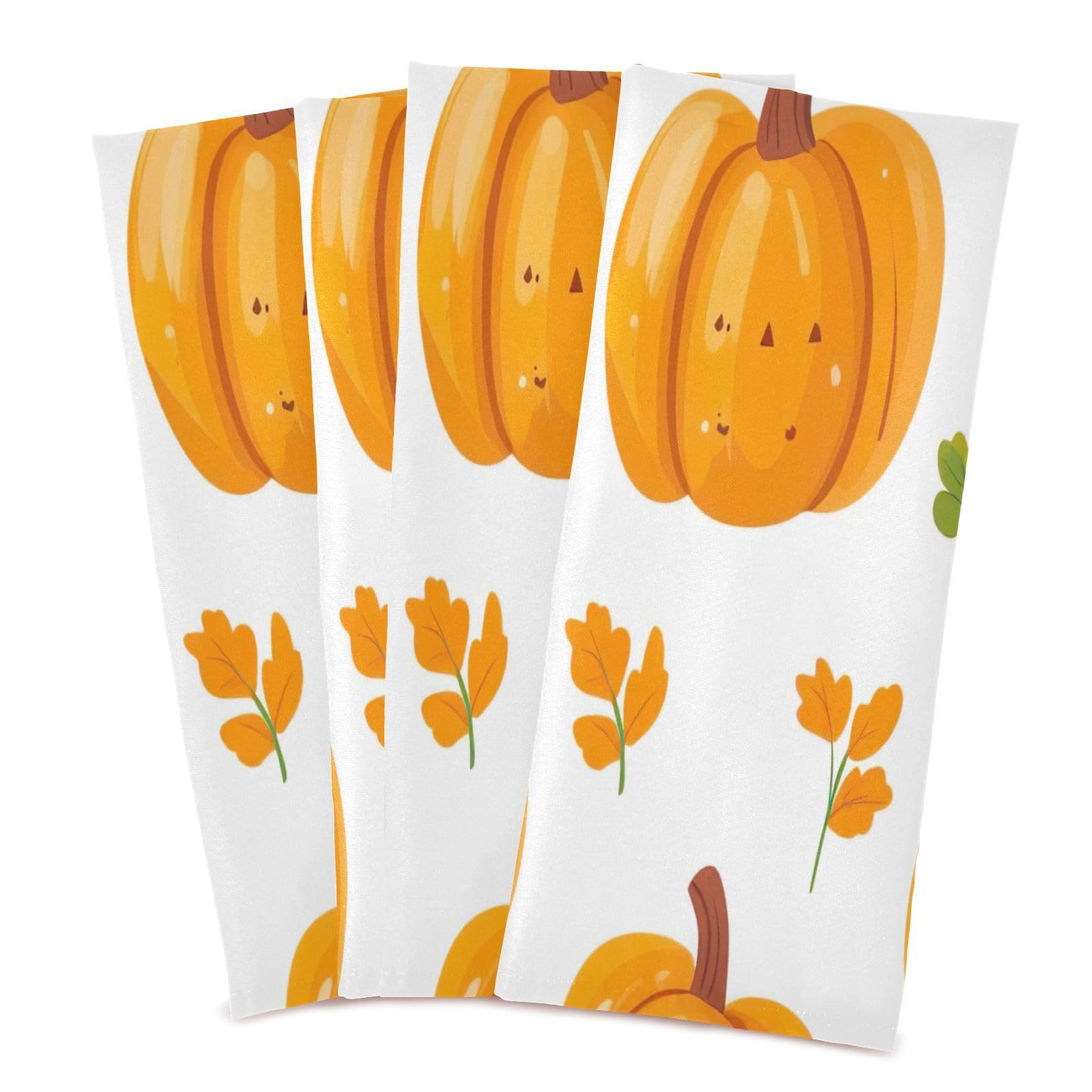 STAYTOP Halloween Pumpkin Kitchen Dish Towel Set,1Pcs Drying Kitchen Towels Tea Towels Gift Set for Drying Cleaning Cooking Baking