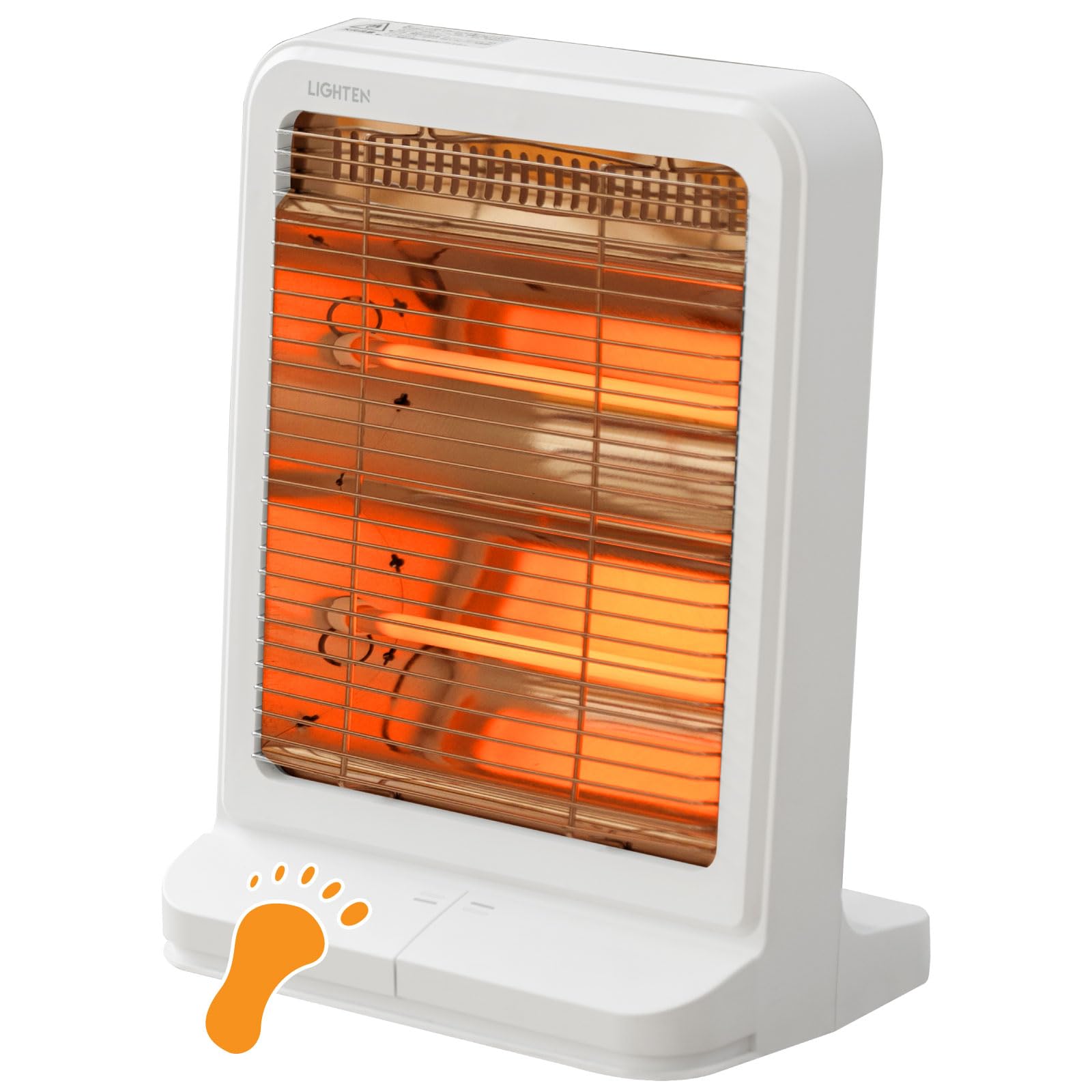 Amazon | 【頂点看板】電気ストーブ 足元ヒーター おしゃれ 暖房 3段階