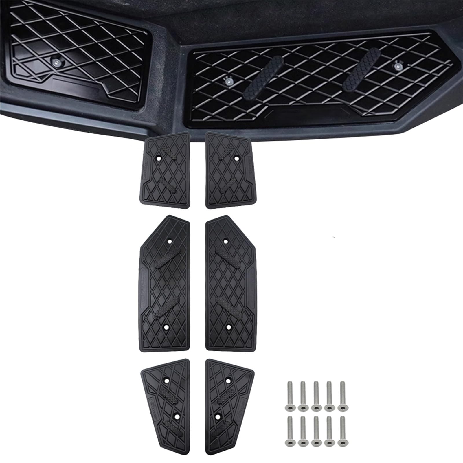 Plaques De Repose-Pieds C400GT en Aluminium Usiné Haute Performance