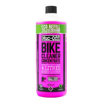 Muc-Off Bike Cleaner Concentrate, 1 Liter - Fast-Action, Biodegradable Nano Gel Refill - Mixes with Water to Make Up to 4 liters of Bike Wash