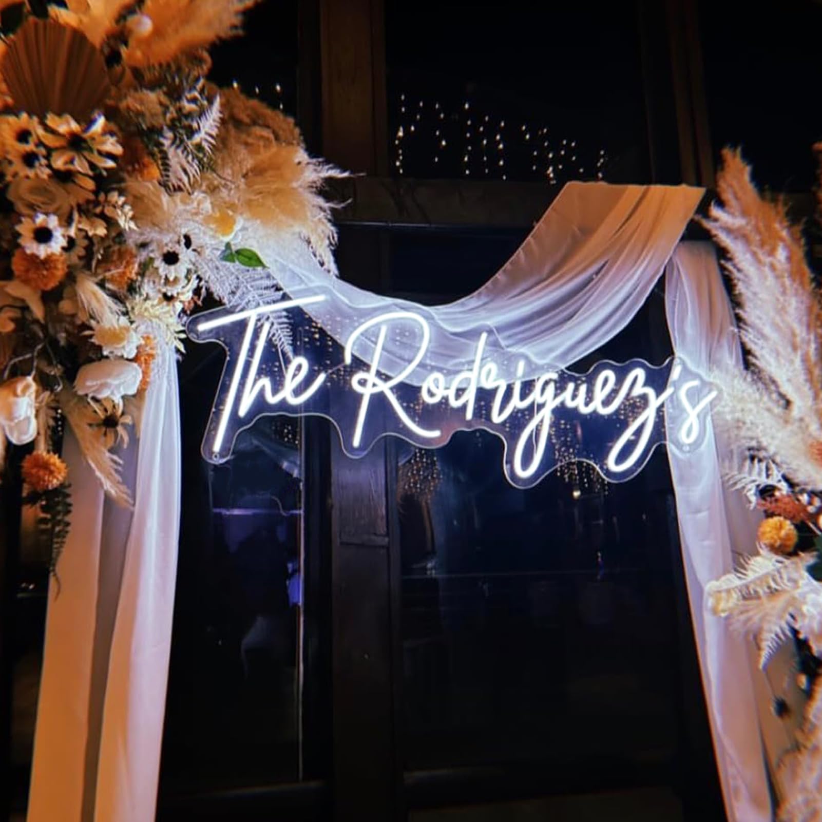 Neon Leuchtschild Personalisiert, Personalisiert LED Leuchtschilder, Leuchtschild USB RGB für Wanddekoration Schlafzimmer HHochzeit Geburtstag Aktivität Unternehmen Bar Lichtzeichen (30-150 cm)