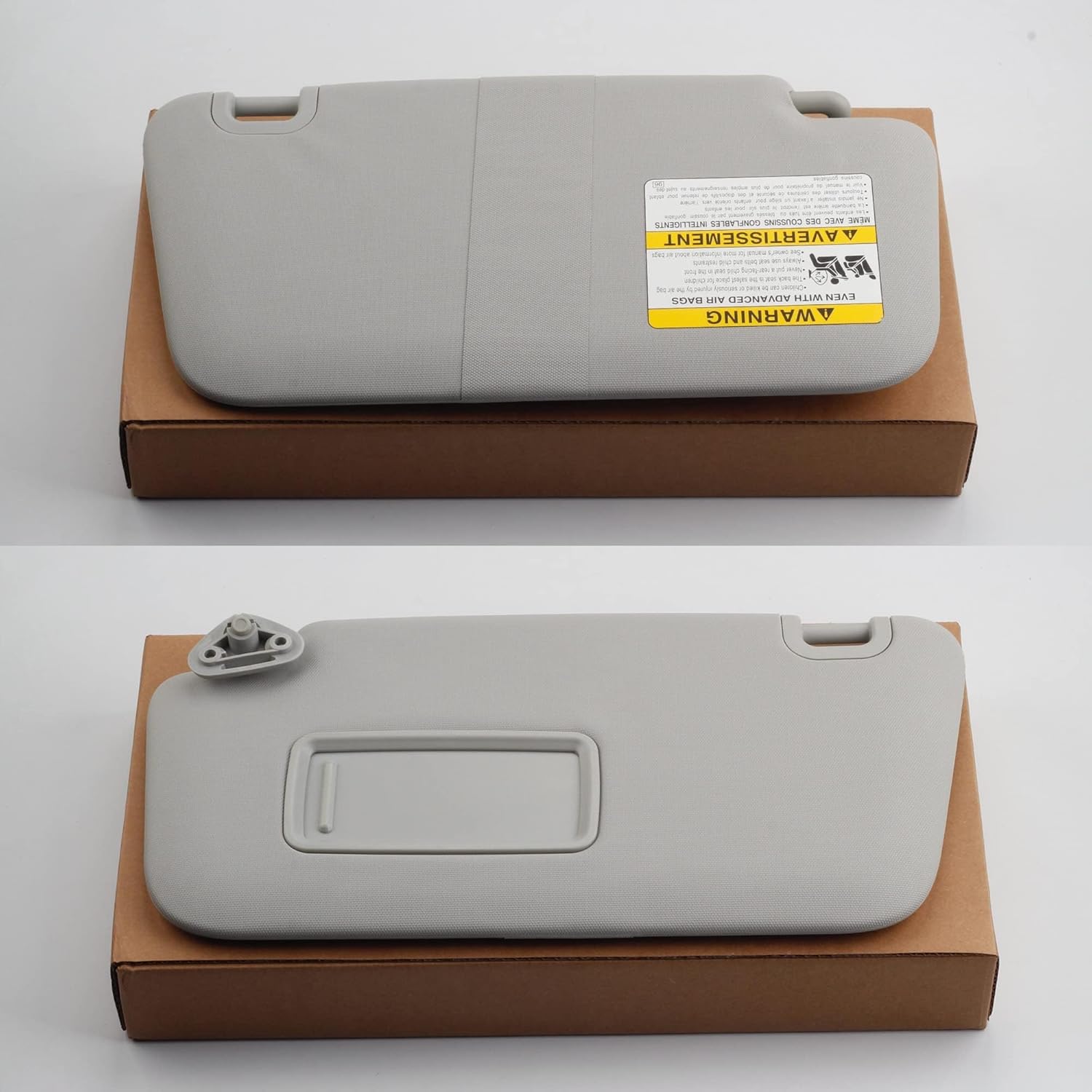 Dasbecan Grey Driver Left Side Sun Visor Compatible with Subaru Forester 2009 2010 2011 2012 2013 Replaces# 92011SC033LO