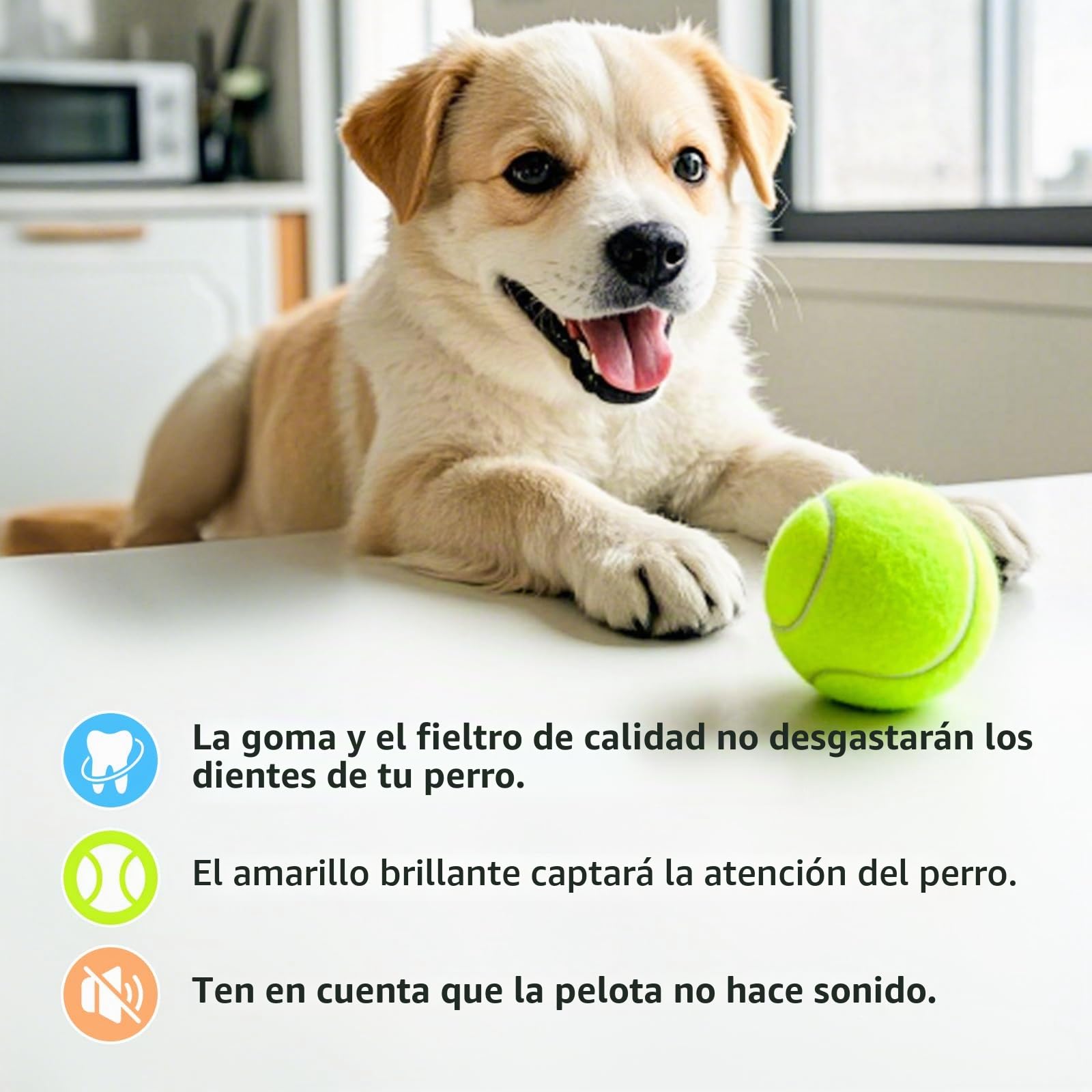 12 Piezas Pelotas de Tenis para Perros, 5 cm Pelota de Tenis, Pelotas de Juego para Perro Pequeños, Pelotas de Juguete Interactivas para Perros Aptas para Lanzador de Pelotas para Perro