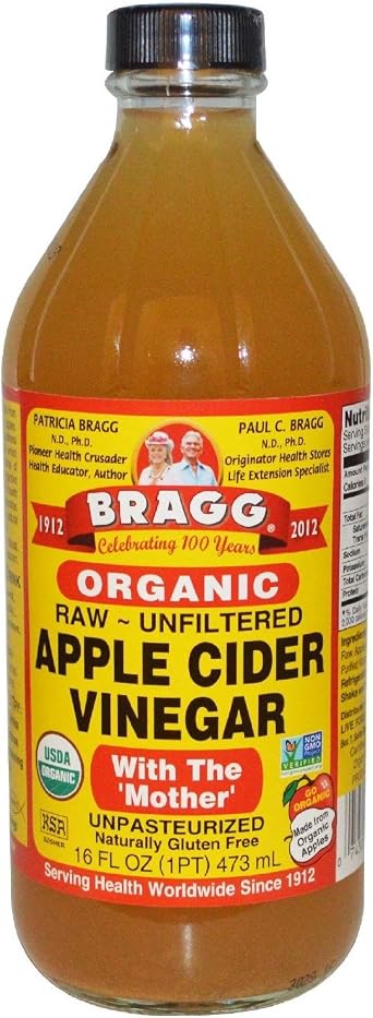 Bragg Organic Raw Apple Cider Vinegar, 16 Ounce - 1 Pack