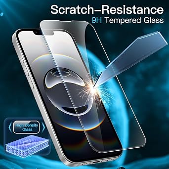 JETech Screen Protector for iPhone 17e/16e, 3-Pack
