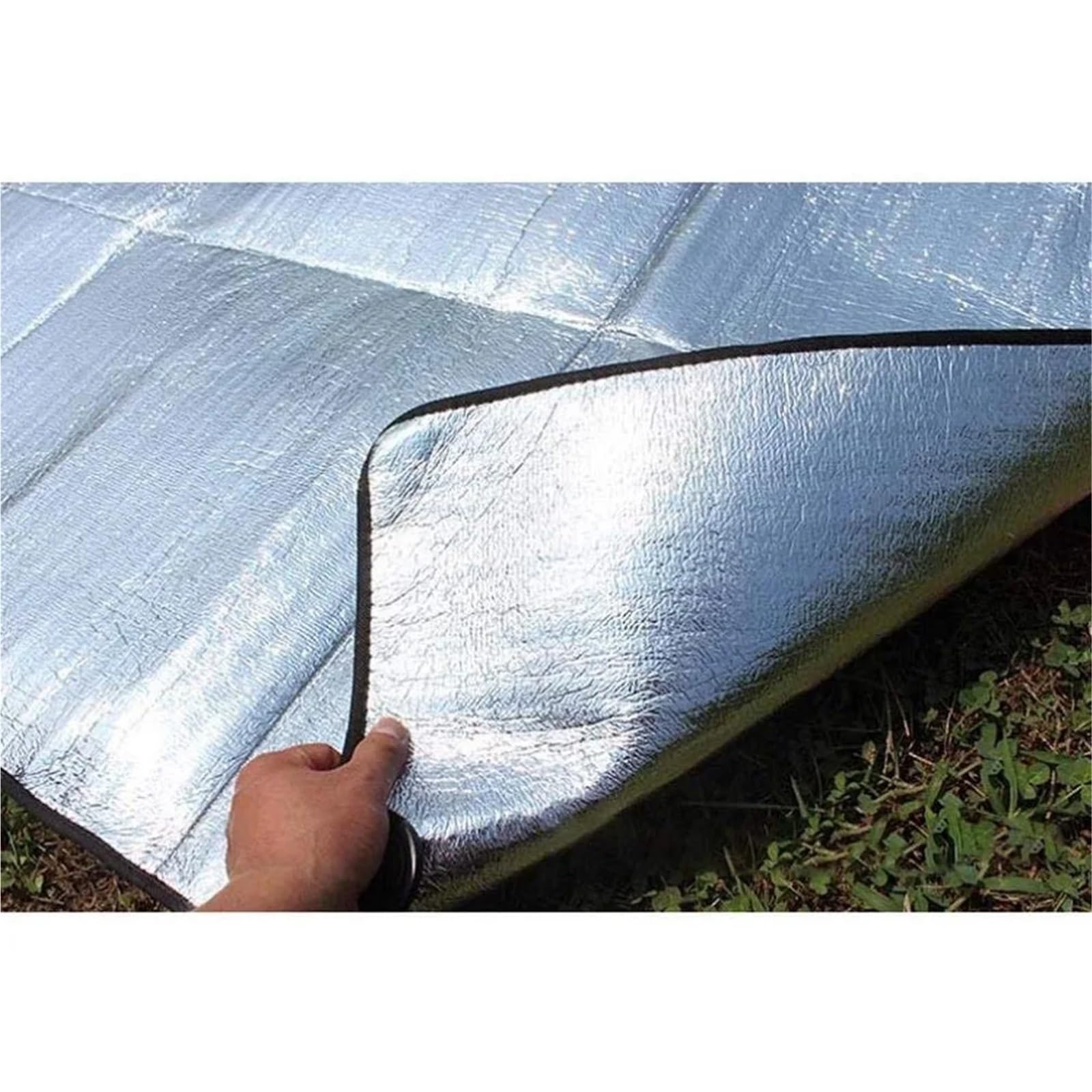 Mata namiotowa z pianki aluminiowej 0,25 cm, składana, izolacyjna, wiele rozmiarów(180cmx200cm)