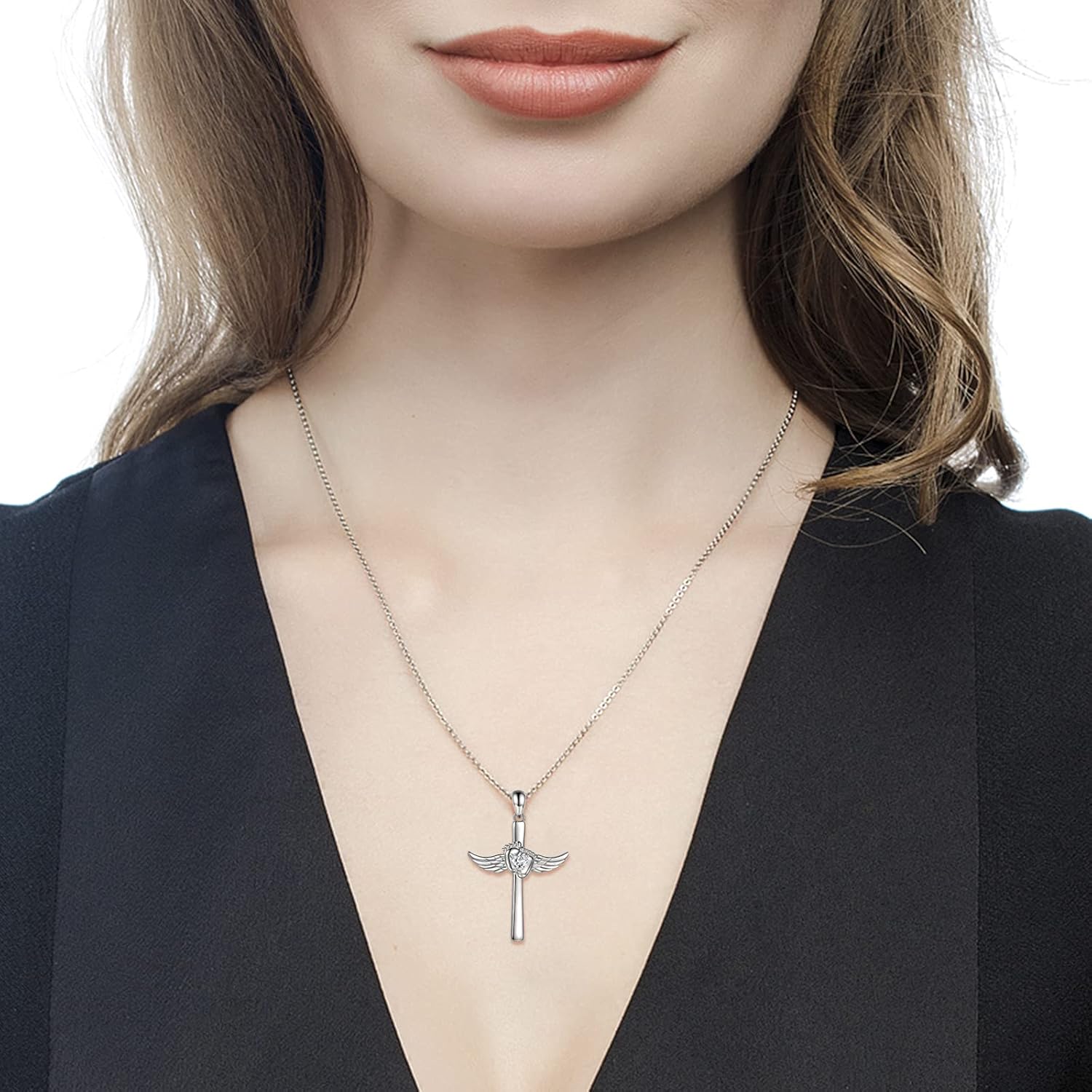 Miscarriage Ring Mommy of an Angel Necklace Bracelet 925 Sterling Silver Pregnancy Loss Memorial Jewelry Sympathy Gifts for Women Mom - Image 5