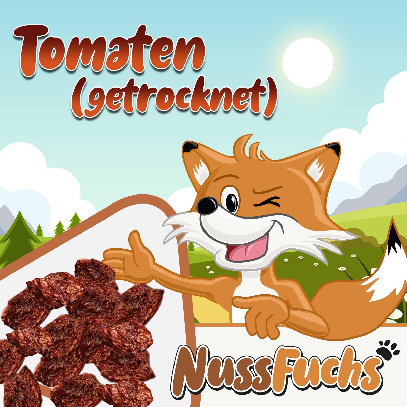 Getrocknete Tomaten 1,5kg im Eimer - leicht gesalzen ganz getrocknet Tomaten - 100% sonnengetrocknet naturbelassen ungeschwefelt vegan hoch aromatisch ohne Geschmacksverstärker - (1,5kg)