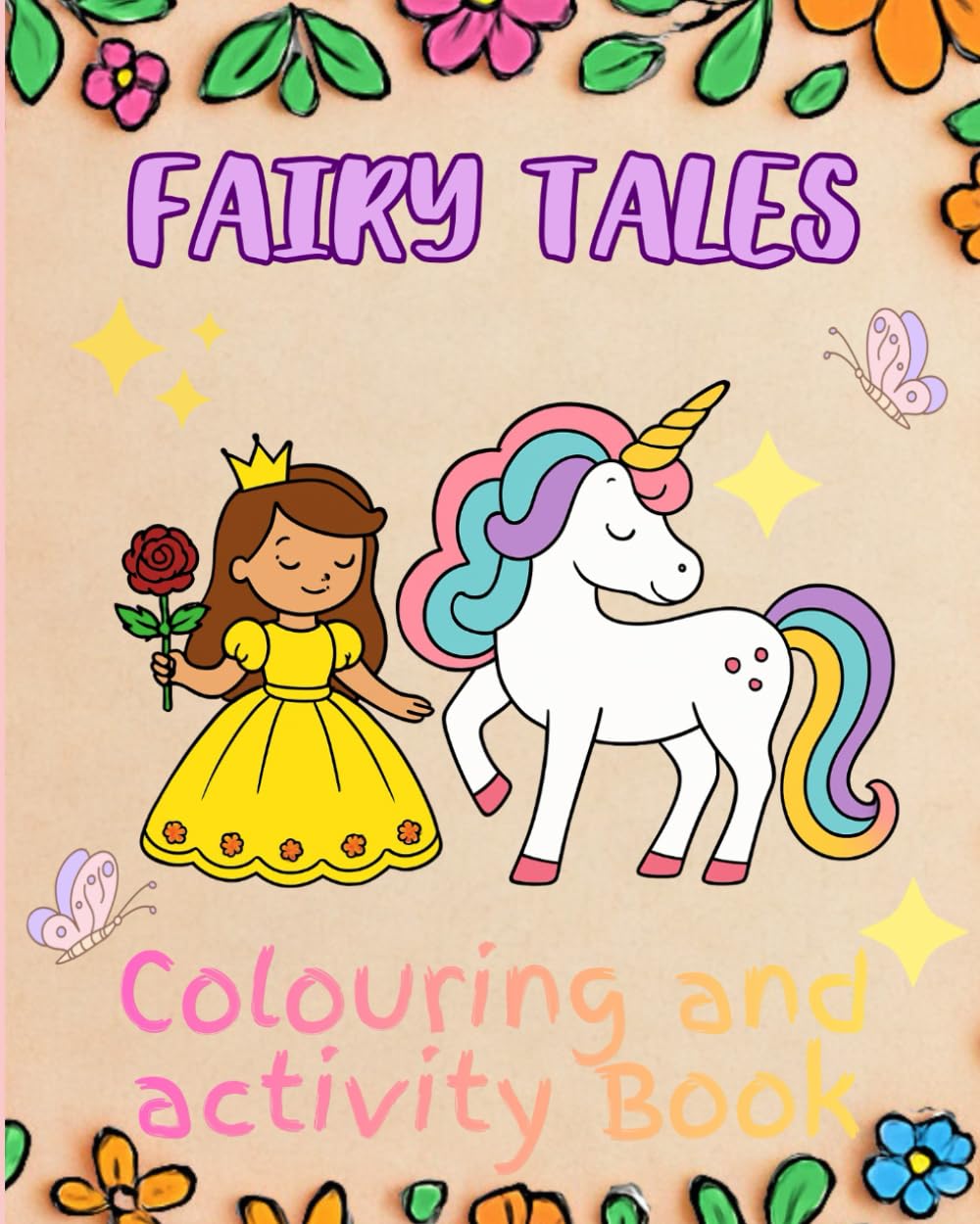 Fairy Tale Colouring and Activity Book