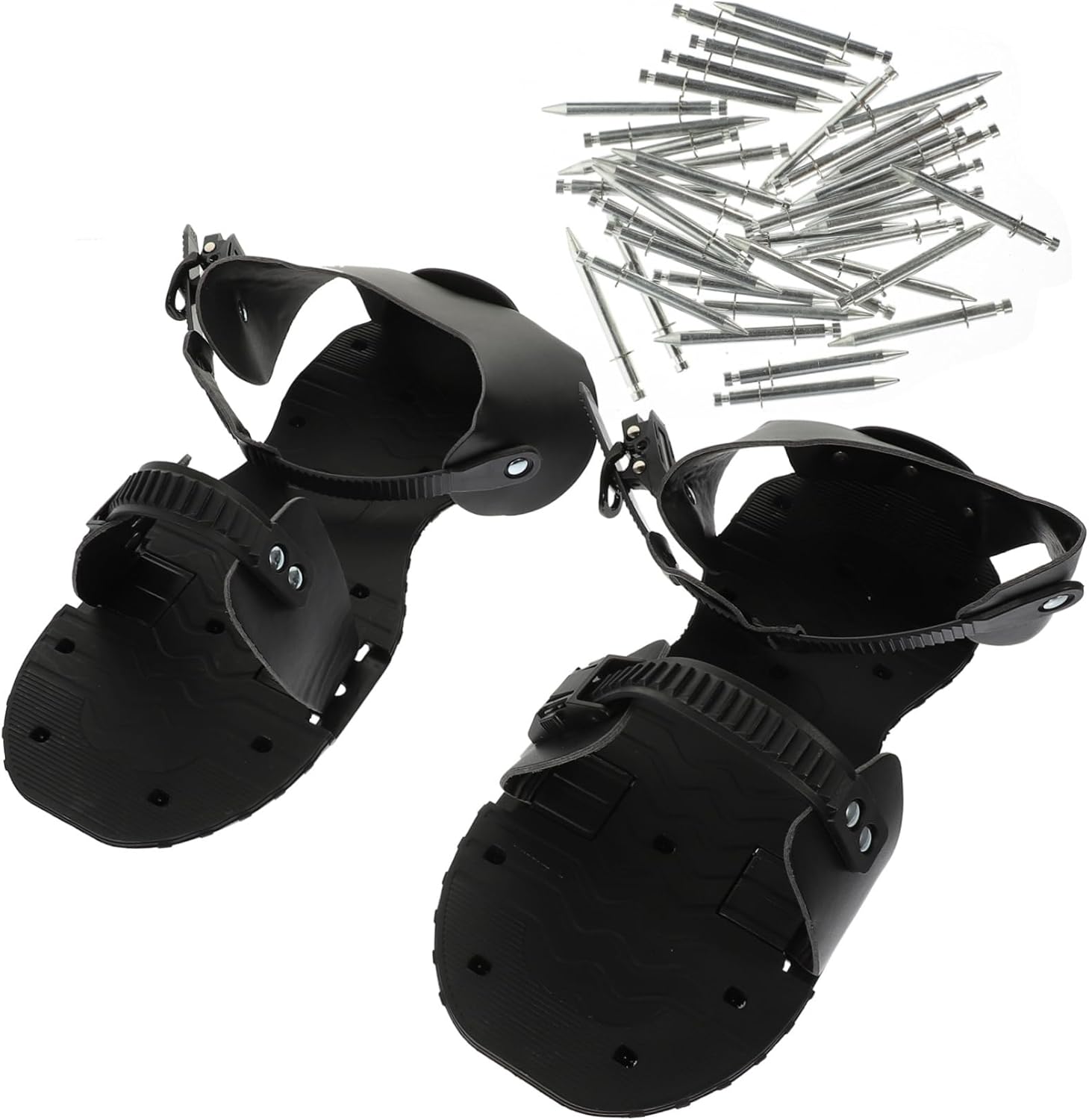 balacoo Lawn Aerator Sandals with Heavy Duty Spikes for Soil Aeration Gardening Shoes for Improved Lawn Health and Easy Use Patios and Gardens