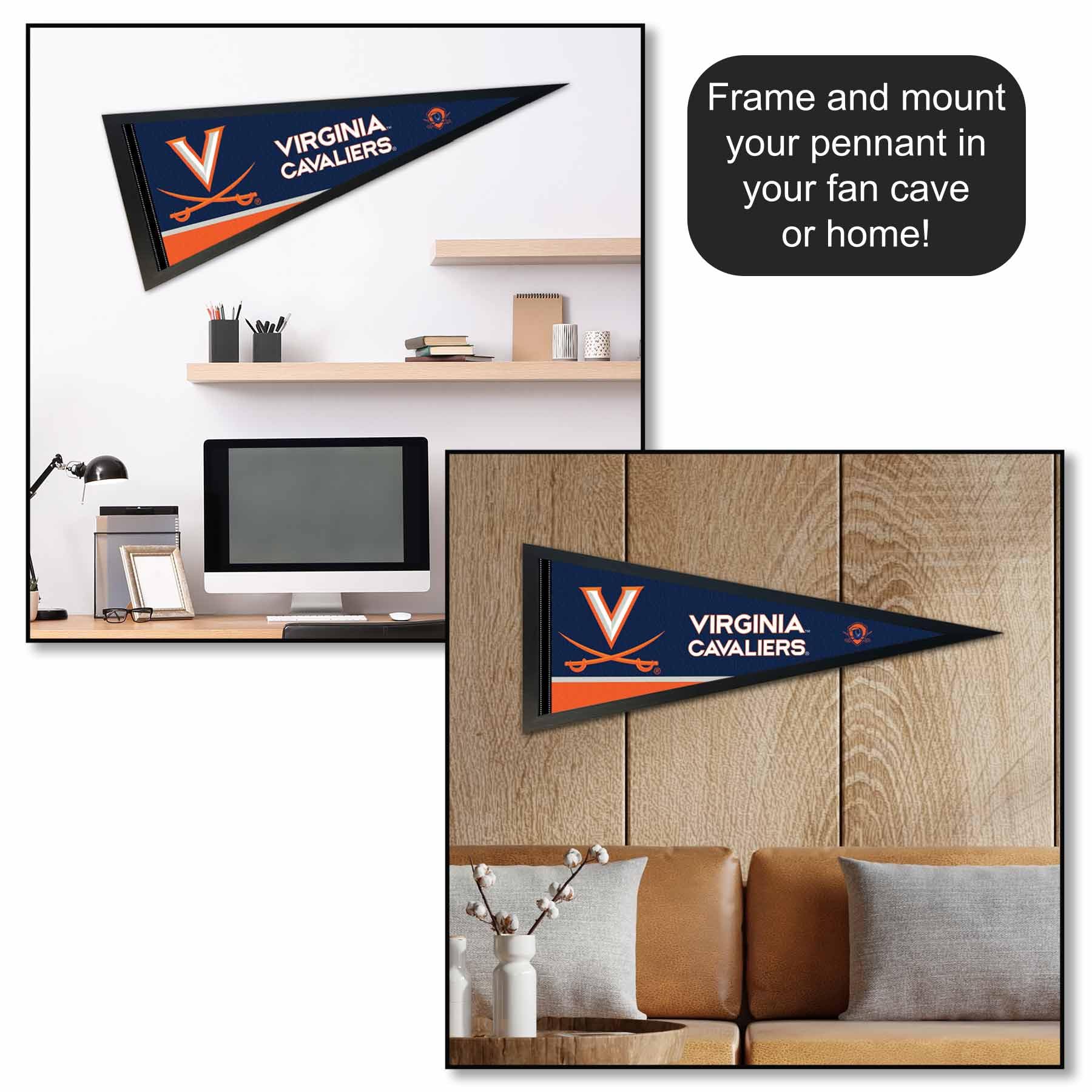 University Of Virginia Gartenflagge - Offiziell Lizenziert, Doppelseitig, 100% Polyester