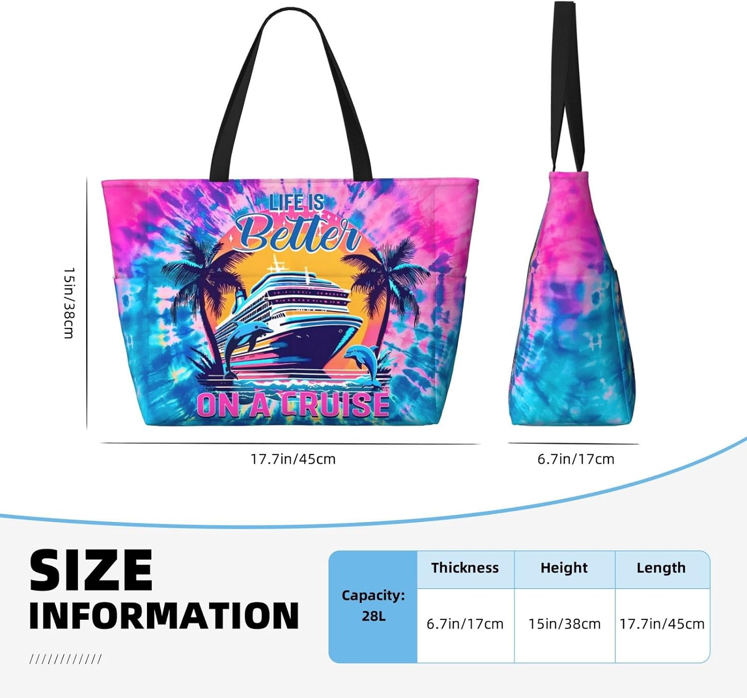 Waterproof Chicken Beach Totes Bags with Zipper Extra Large Beach Bag for Women Pool Bags with Wet Compartment