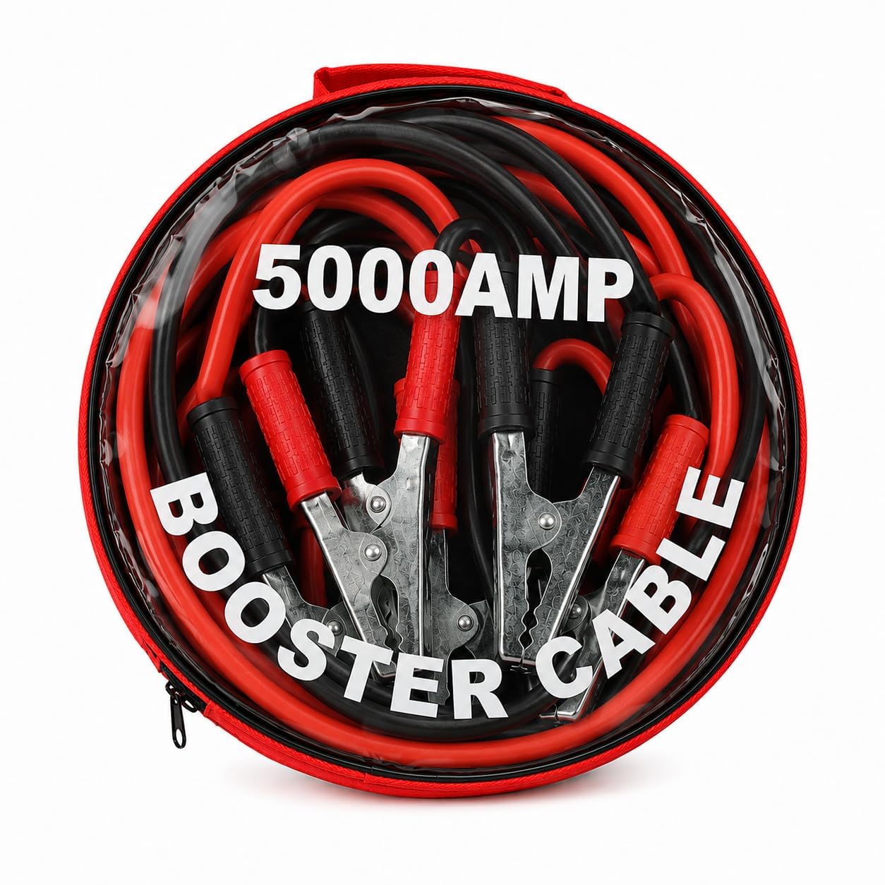 5000 AMP Booster Cable for Car Battery Jump Start, Heavy Duty Copper Coated Jumper Cables with Strong Battery Clamps, Suitable for Cars, SUVs, Vans & Light Trucks-image-9