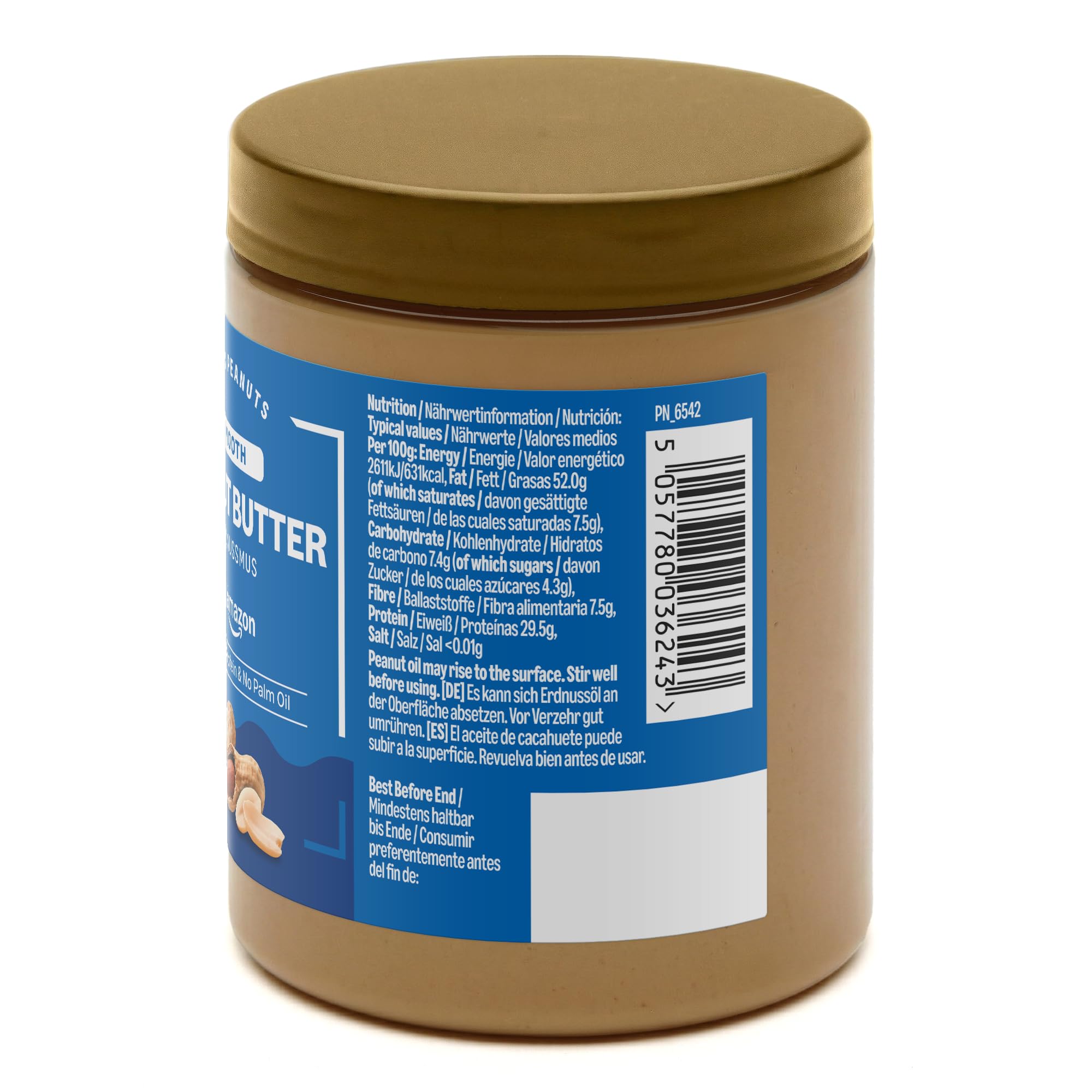 by Amazon Crema De Cacahuete Suave, 340g