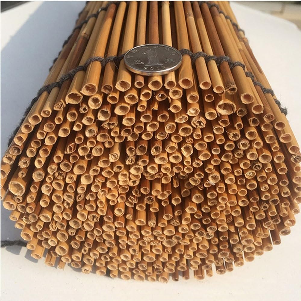 Bamboo Shades for Outdoor Patio Bamboo Blinds for Indoor Windows Blackout Roll Up Blinds for Porch Custom Cordless Privacy Shades,60" x 60"