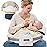 Momcozy CozyPro Nursing Pillow - All Around Lumbar & Arm Support - Safety Guard, Firm & Springy Memory Foam-Stable, Ergonomic Support, Easier Breastfeeding, Wider Cushion, Adjustable, Removable Cover