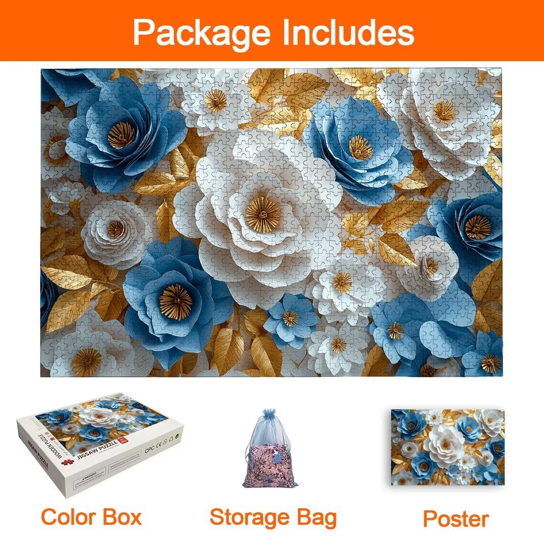 Puzzle Fiore, Puzzle 5000 Pezzi Adulti per Decor, Regalo Donna/Uomo -8482