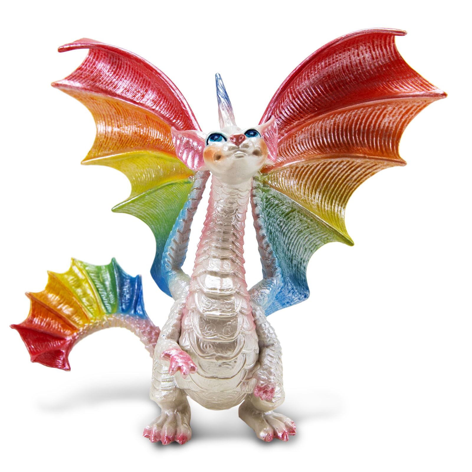 Amazon.com: Safari Ltd. Fairy Rainbow Dragon Toy - 6.5
