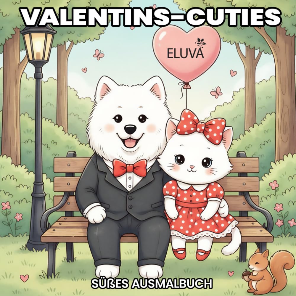 Cozy Valentine: Valentins-Cuties – Süßes und Romantisches Ausmalbuch: Niedliche Tierpaare und Valentinstagsmomente – Entspannung für Herz und Kreativität