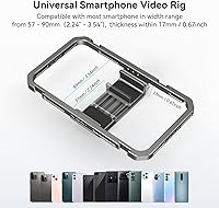 Vista 3 de SmallRig Universal Smartphone Video Rig para iPhone 17 16 15 14 para Samsung, Cine Vlogging Rig Aleación de aluminio Teléfono Jaula de Video Grip