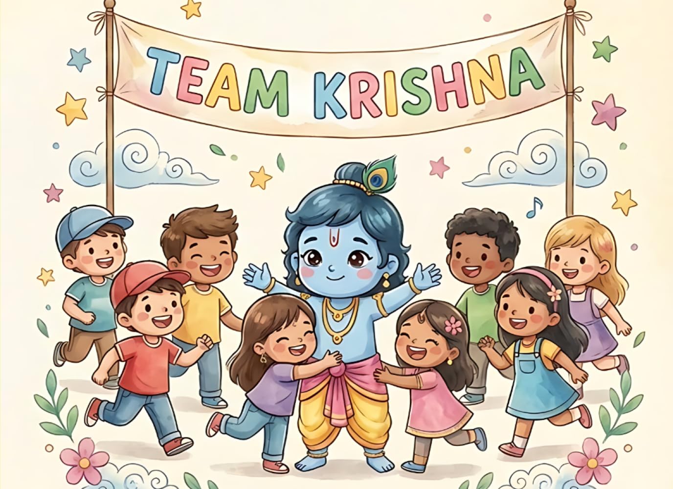 Team Krishna: The Story of the Fall of King Kamsa (Illustrated Adventures)