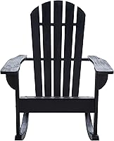 Vista 10 de SAFAVIEH PAT7042A Colección Brizio Silla mecedora Adirondack de teca para exteriores