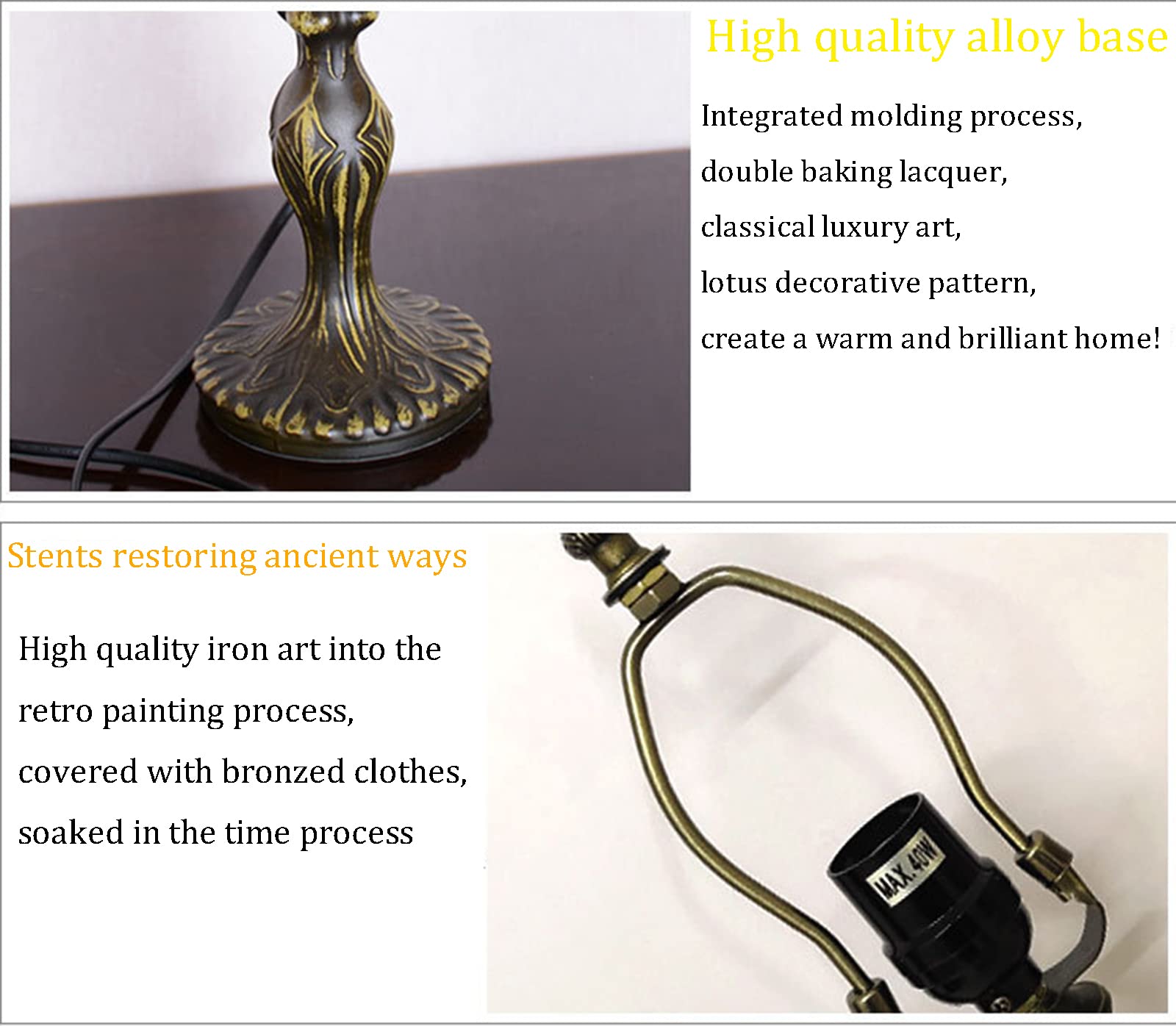 8 Cal Szeroki, RęCznie Robiony Klosz Do Lampy WitrażOwej, Lampa StołOwa, E27 Europejska Lampa Biurkowa W Stylu Retro Tiffany, Lampy W Stylu Art Deco Do Salonu