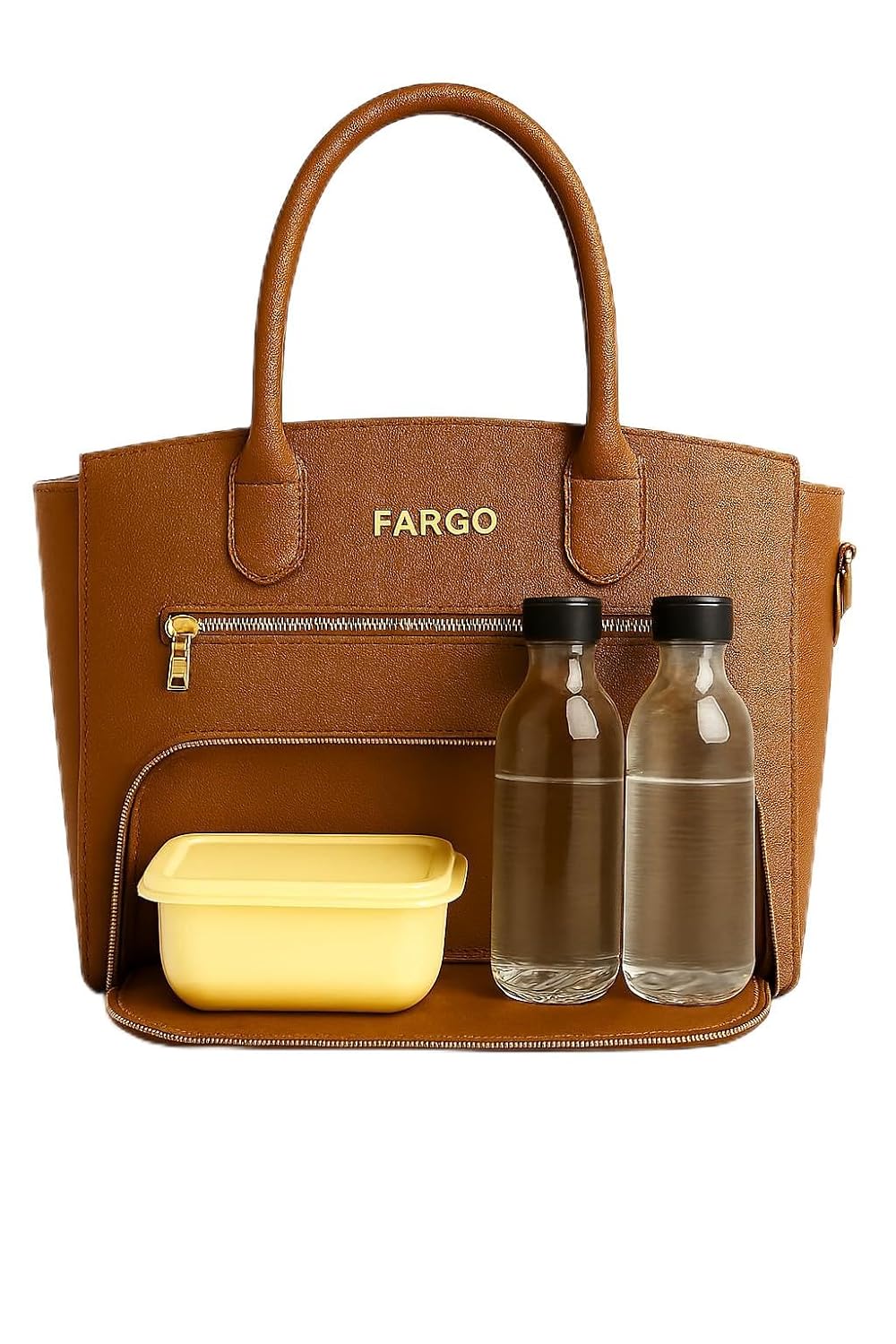 Fargo Ornate Tote Bag for Women | Large Premium Vegan Leather Handbag with RFID Pockets, Bottle & Lunch Box Slot, Zip Clos... - Review, Price and Buying Guide