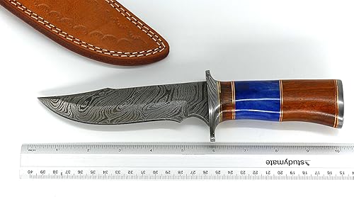 Miniatura 3 de Cuchillo Bowie hecho a mano para la aventura un compañero confiable para tus expediciones al aire libre, liberando el poder del cuchillo de caza de