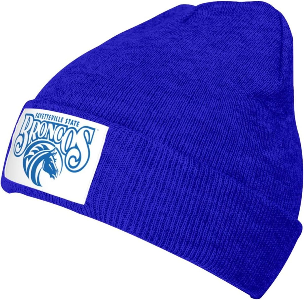 Fayetteville State University Logo Stretch Beanie Knit Hat for Men Women Winter Fall Spring Warm Cap