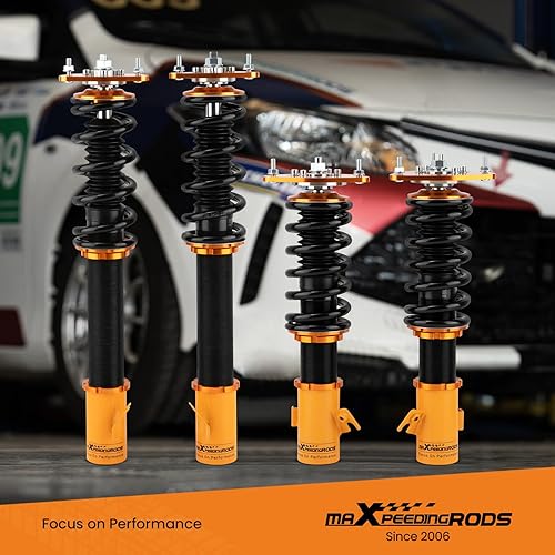 Miniatura 8 de maXpeedingrods Coilovers Altura ajustable para Subaru Impreza WRX 2000-2007 STI 2000-2004 para Saab 9-2X 2005-2007 GGA GGE, amortiguador de resorte